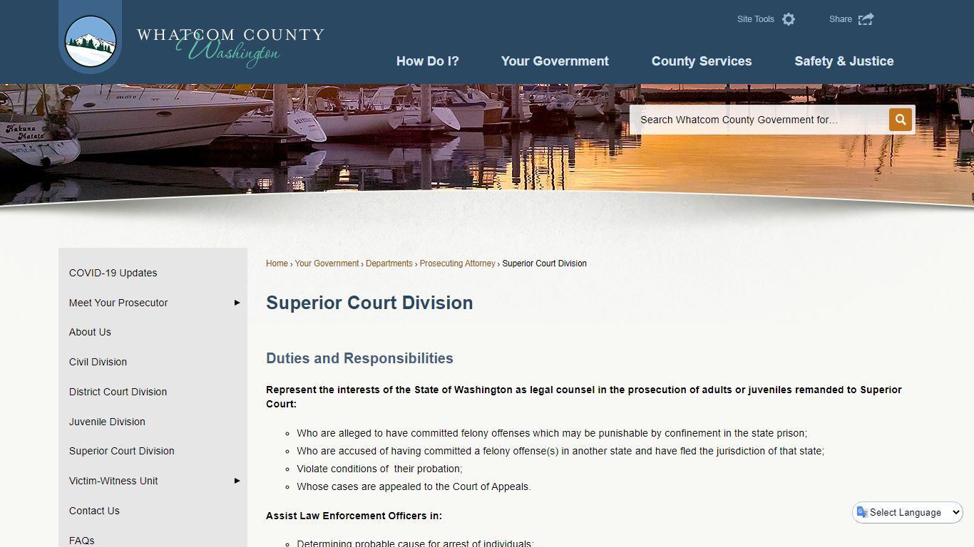 Superior Court Division | Whatcom County, WA - Official Website